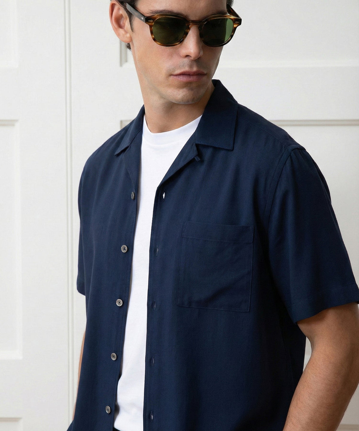 Todd Snyder Capri Shirt - Navy