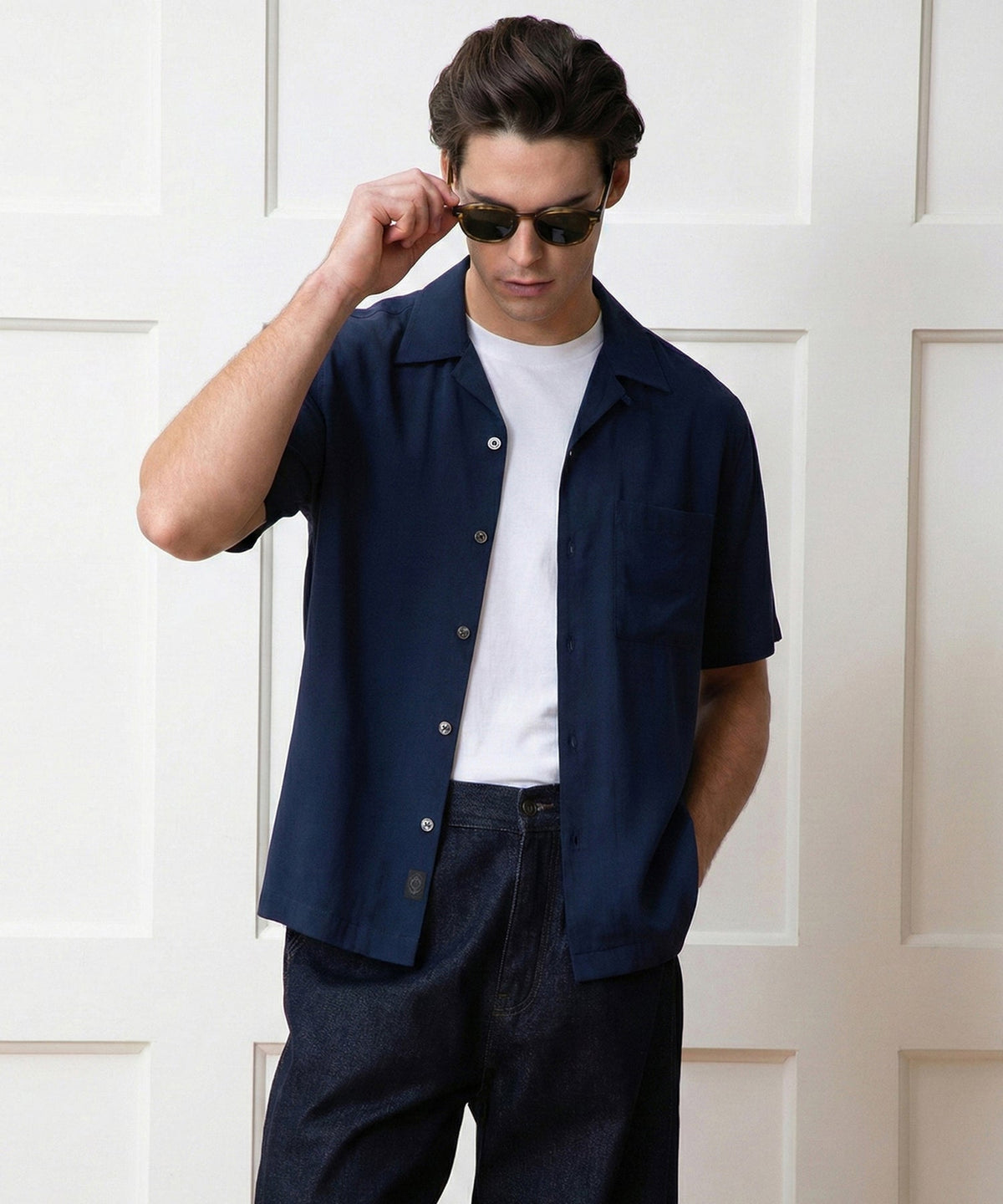 Todd Snyder Capri Shirt - Navy