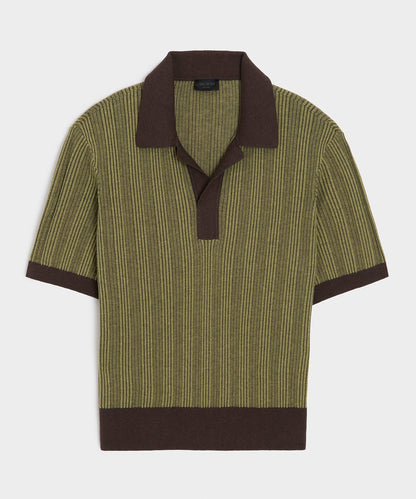 Todd Snyder Casanova Sweater Polo - Caviar