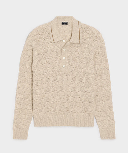 Todd Snyder Northridge Sweater Polo - Bisque
