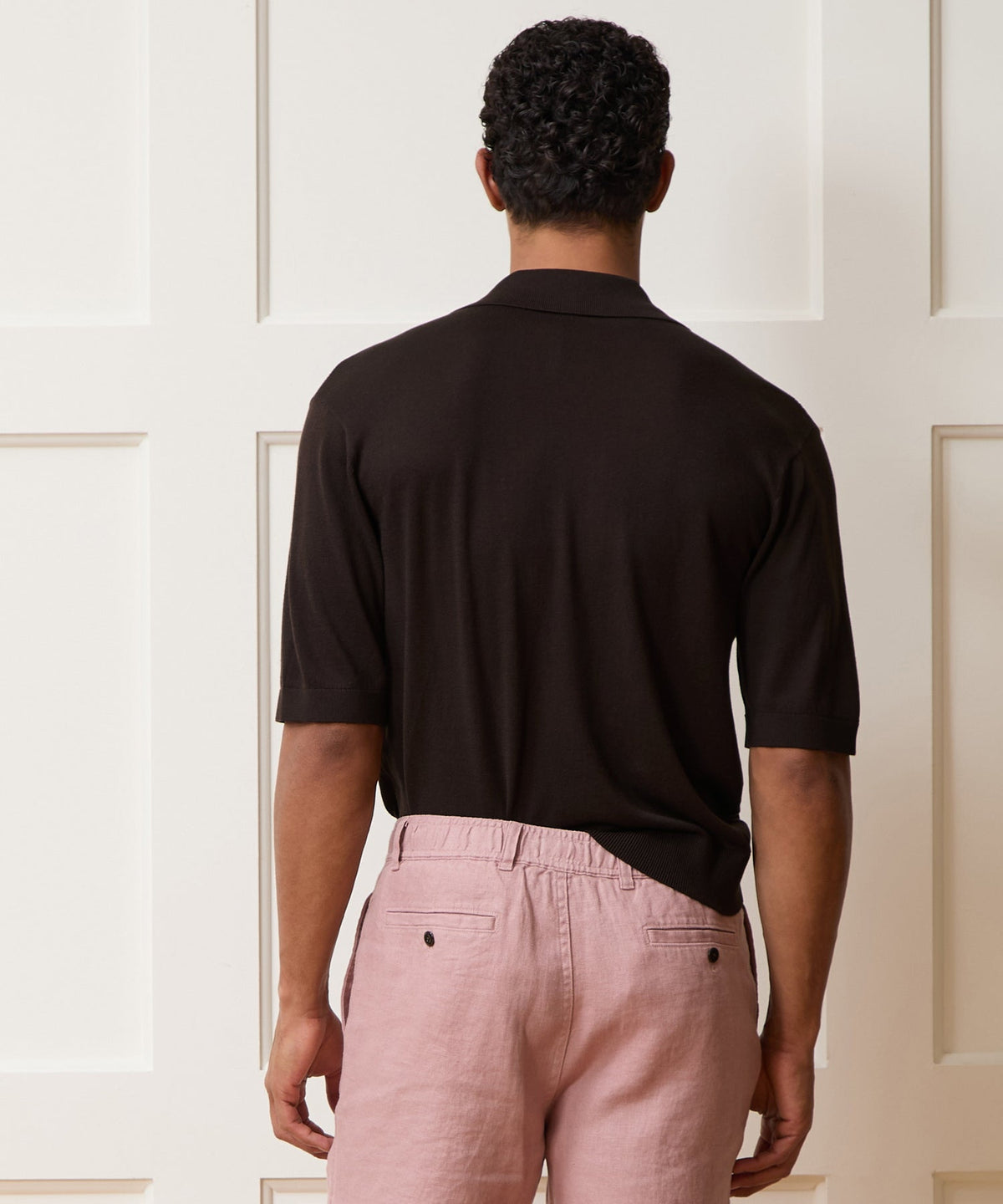 Todd Snyder Miles Sweater Polo - Brown