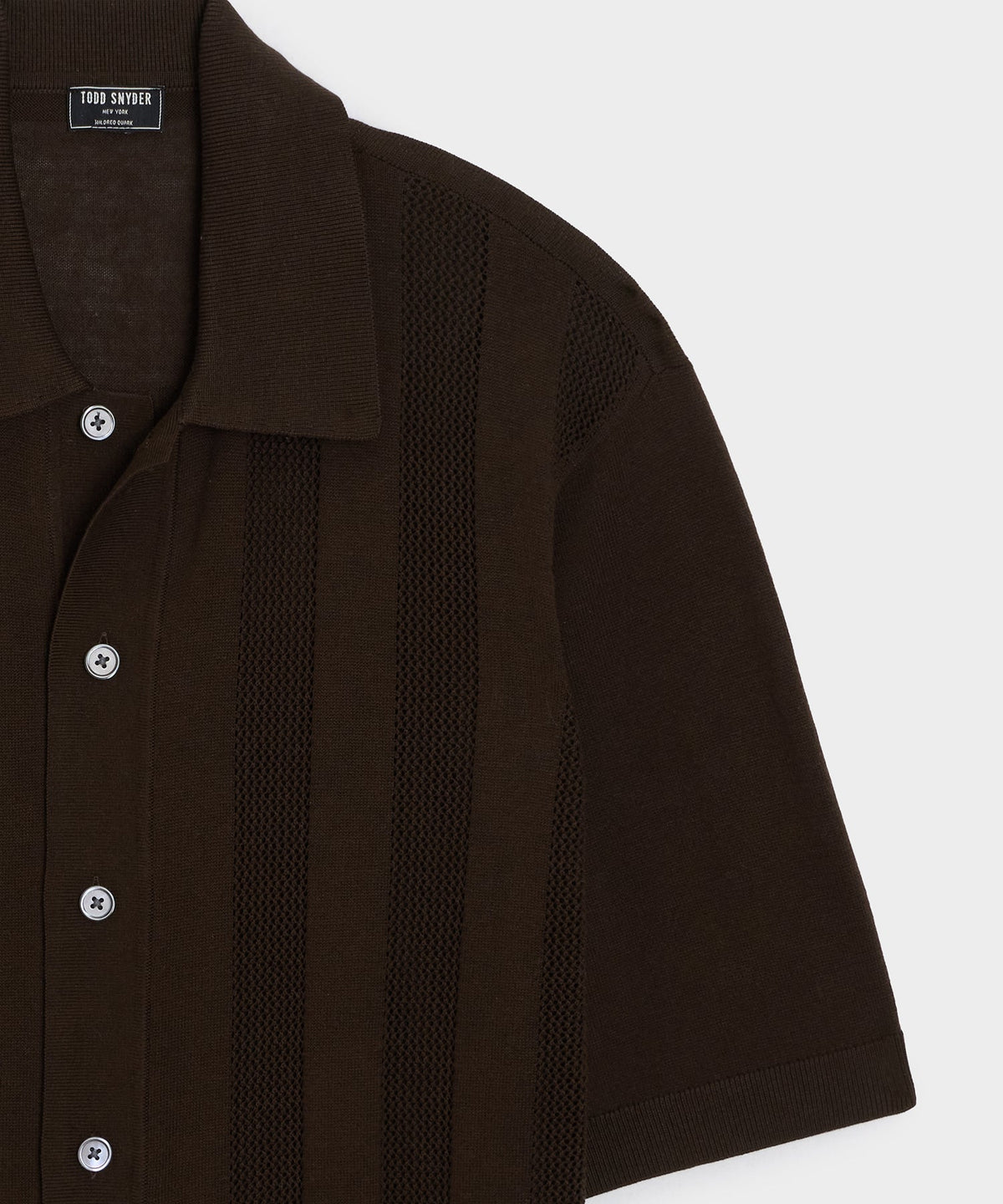 Todd Snyder Miles Sweater Polo - Brown
