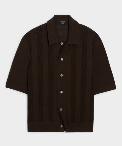 Todd Snyder Miles Sweater Polo - Brown