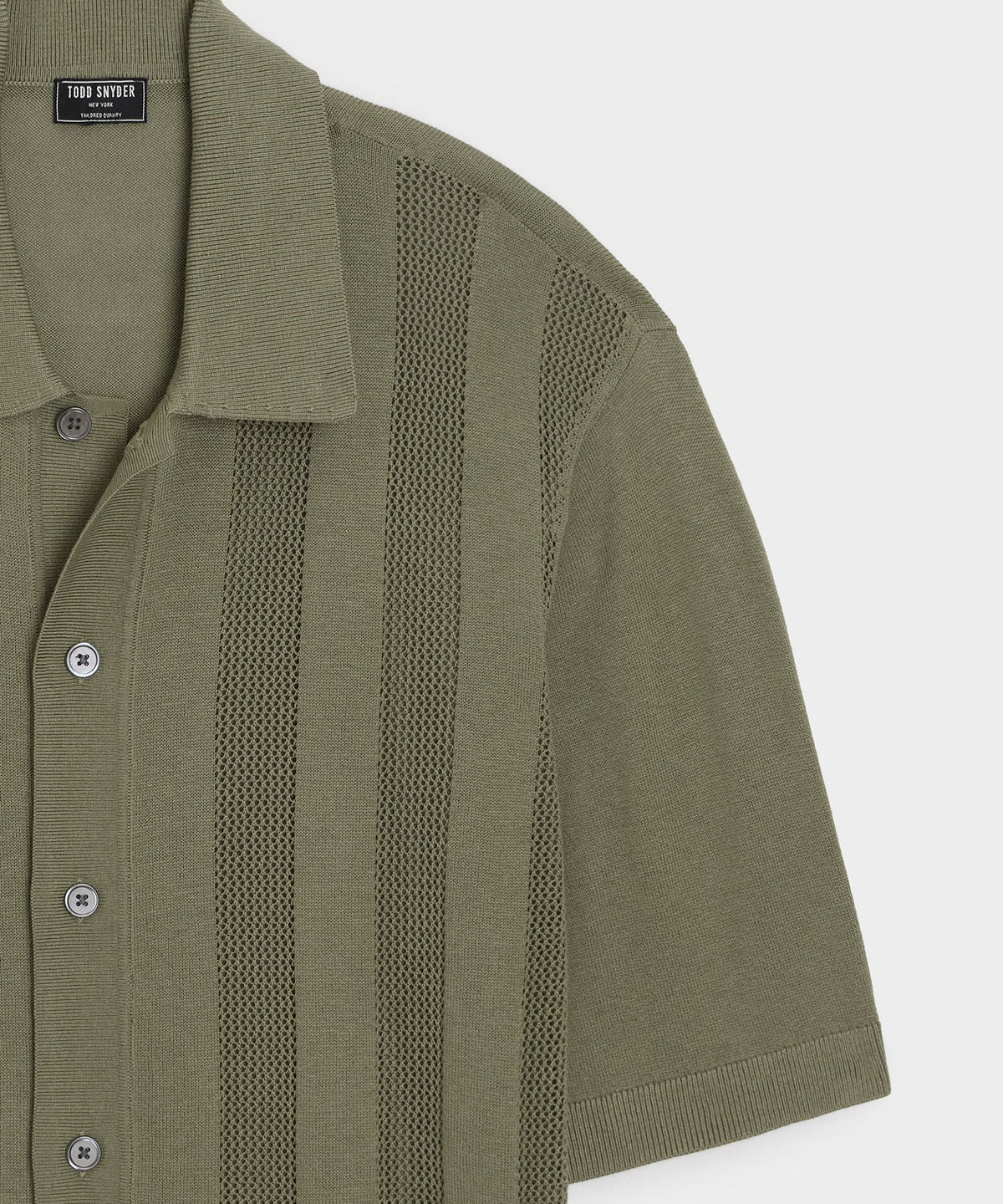 Todd Snyder Miles Sweater Polo - Oakmoss