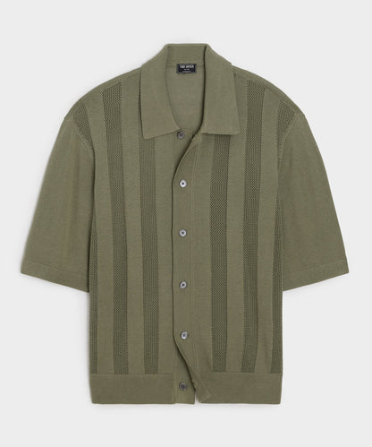 Todd Snyder Miles Sweater Polo - Oakmoss