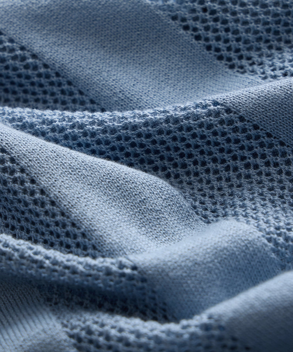 Todd Snyder Miles Sweater Polo - Steel Blue