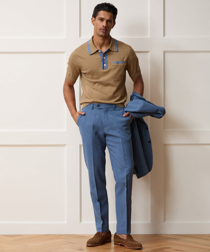 Todd Snyder Mojave Sweater Polo - Baja Dunes