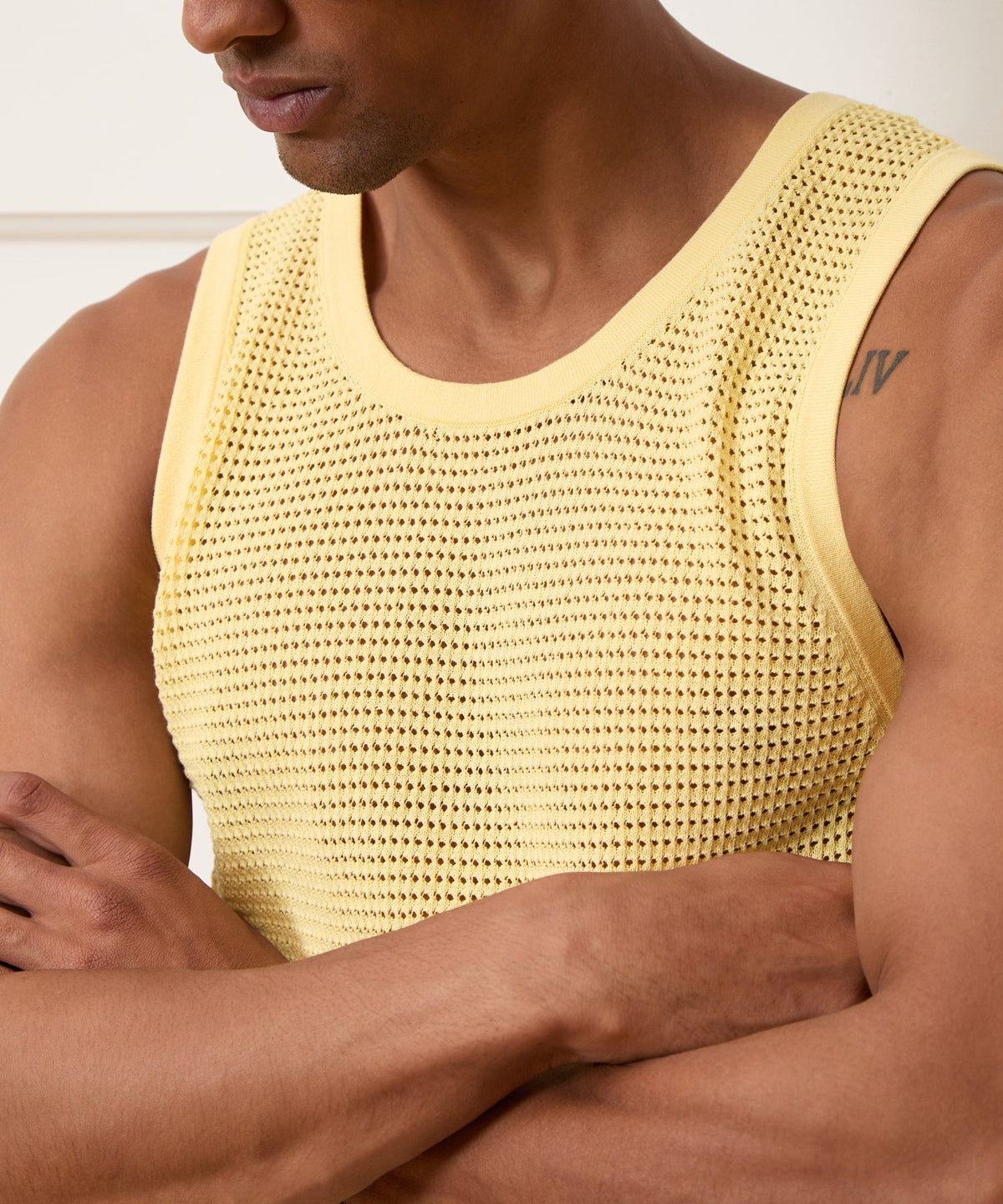 Todd Snyder Luxe Mesh Tank - Sun Soaked