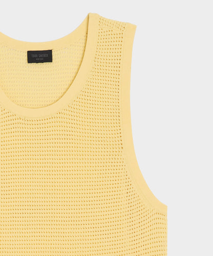 Todd Snyder Luxe Mesh Tank - Sun Soaked