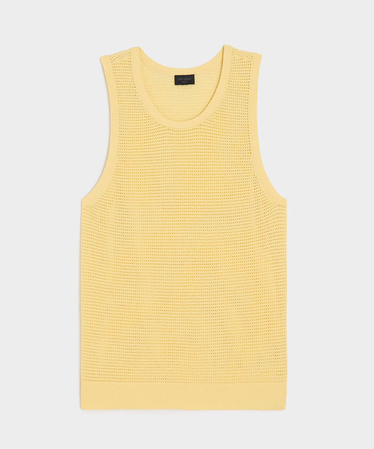 Todd Snyder Luxe Mesh Tank - Sun Soaked
