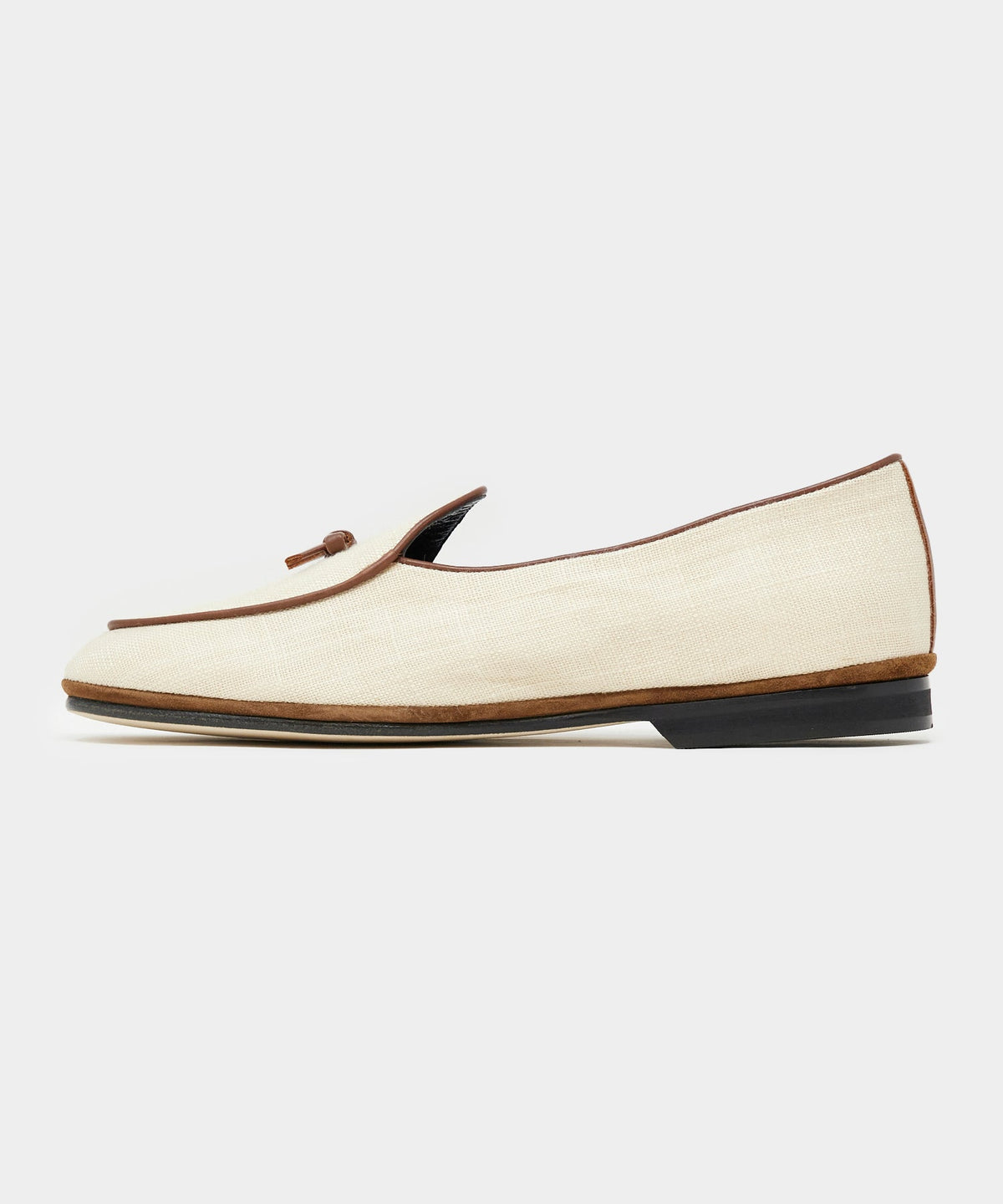 Todd Snyder Todd Snyder x Rubinacci Linen Marphy Loafer - Beige
