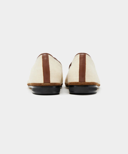 Todd Snyder Todd Snyder x Rubinacci Linen Marphy Loafer - Beige
