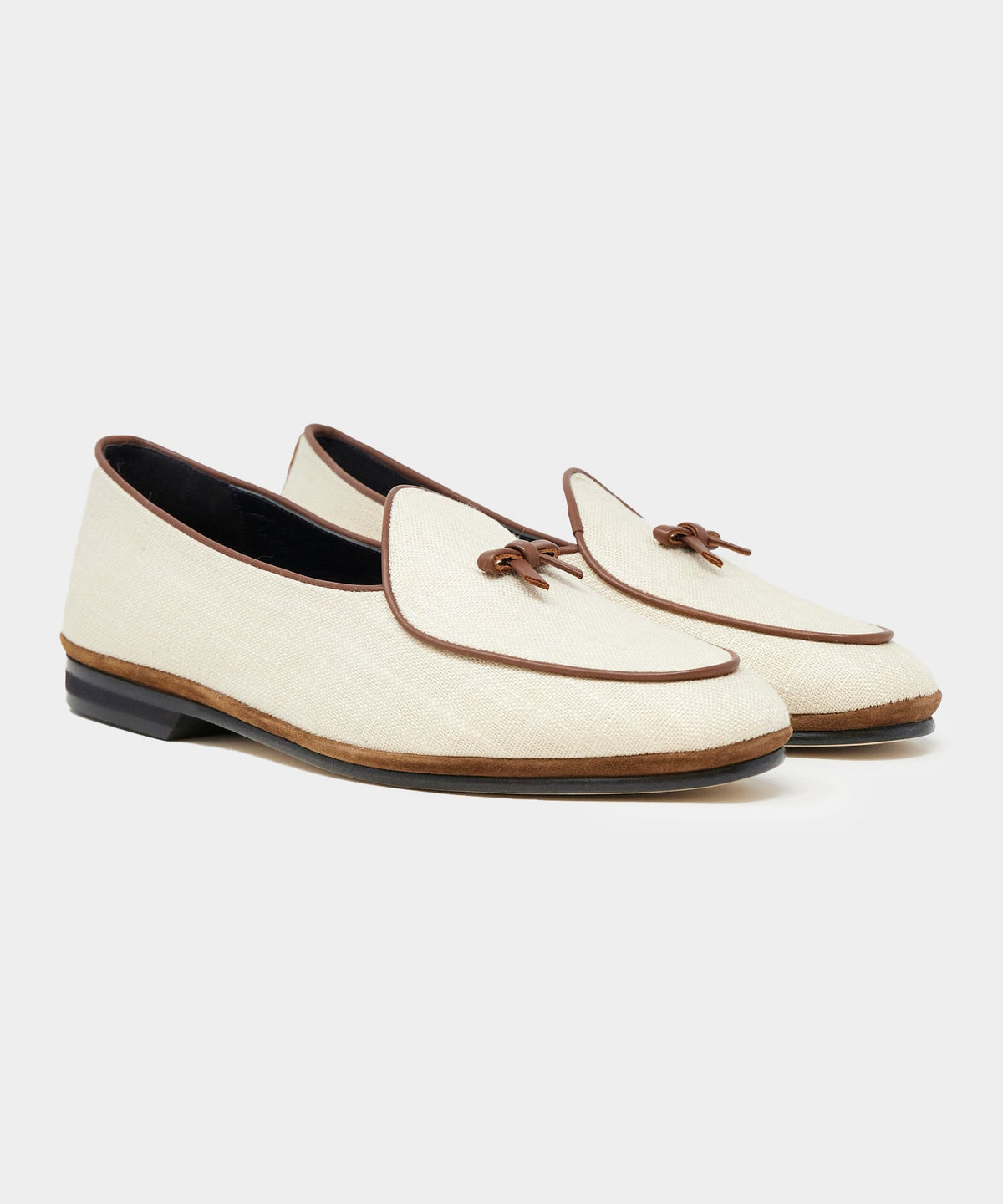 Todd Snyder Todd Snyder x Rubinacci Linen Marphy Loafer - Beige