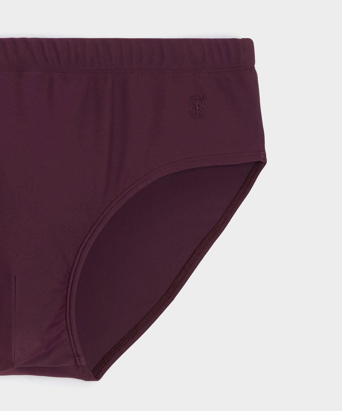 Todd Snyder Mykonos Swim Brief - Merlot