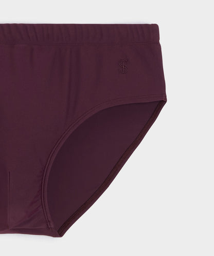 Todd Snyder Mykonos Swim Brief - Merlot