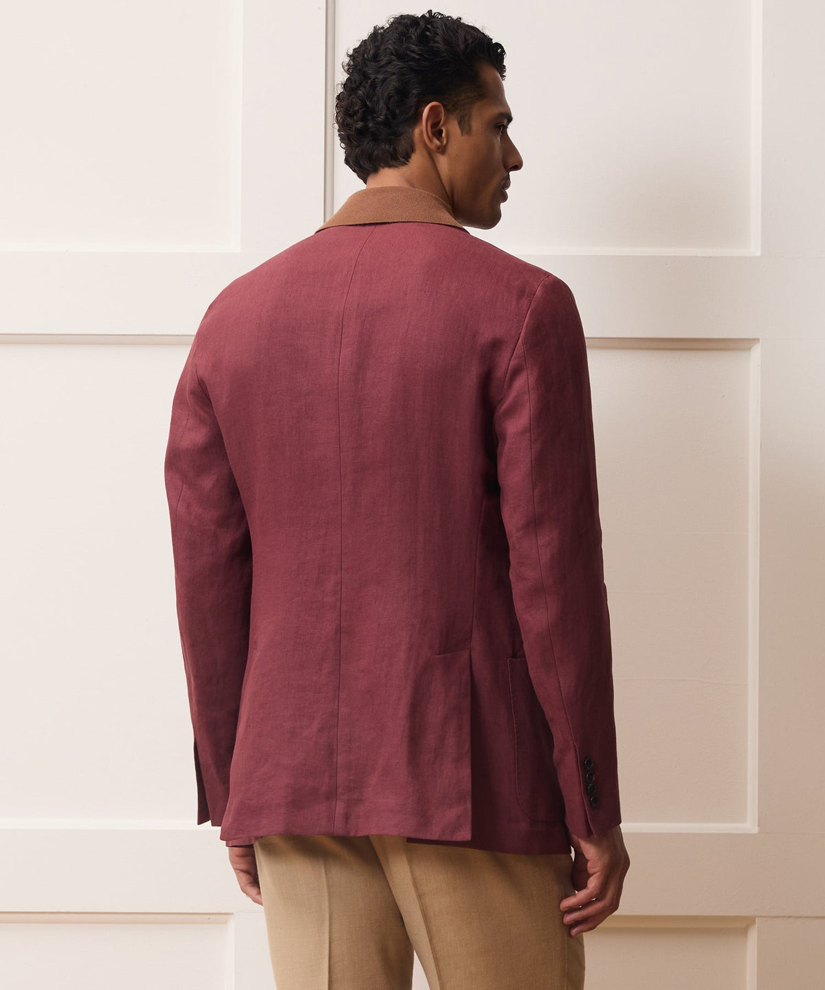 Todd Snyder Italian Linen Sport Coat - Wine