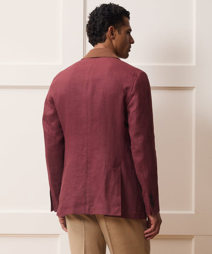 Todd Snyder Italian Linen Sport Coat - Wine
