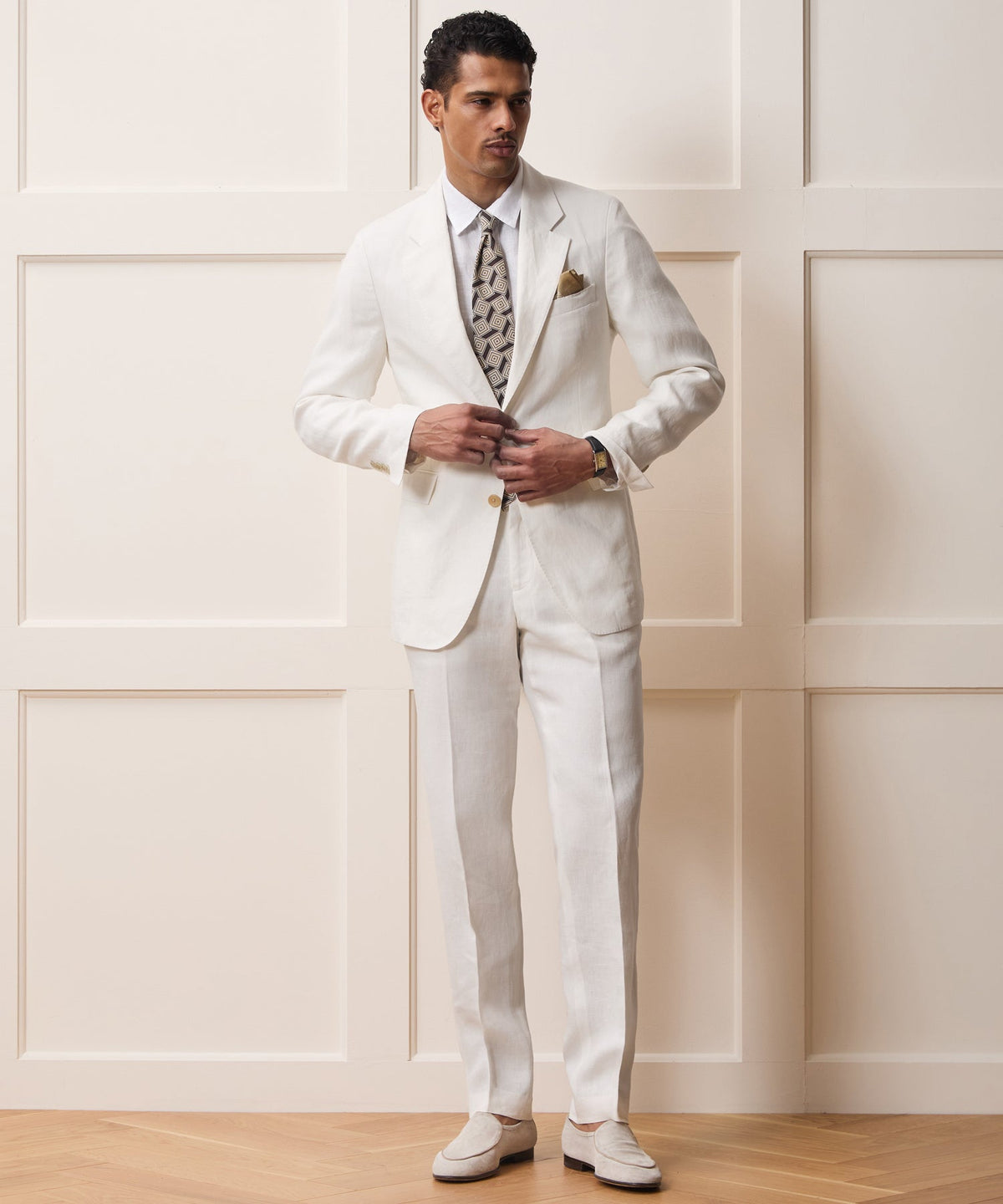 Todd Snyder Italian Linen Sutton Jacket - White