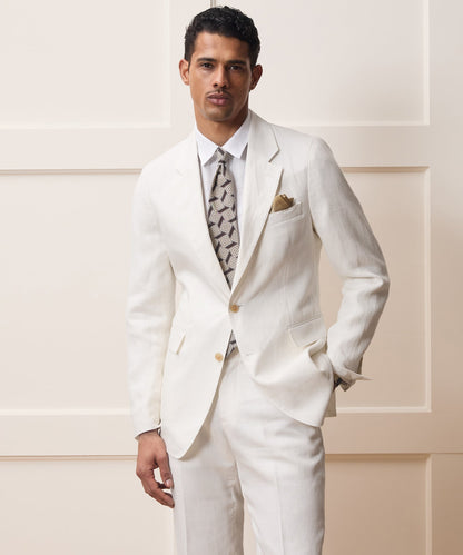 Todd Snyder Italian Linen Sutton Jacket - White