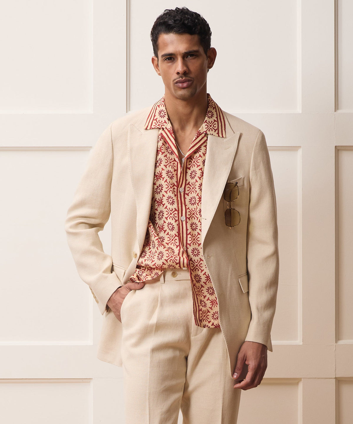 Todd Snyder Italian Linen-Cotton Madison Jacket - Birch
