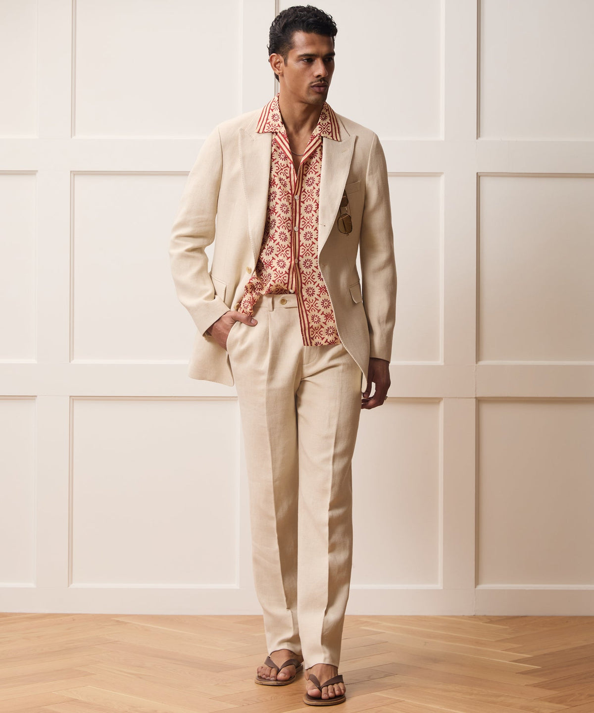 Todd Snyder Italian Linen-Cotton Madison Jacket - Birch