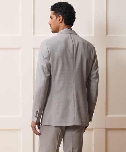 Todd Snyder Italian Wool Double-Breasted Hollywood Jacket - Light Grey