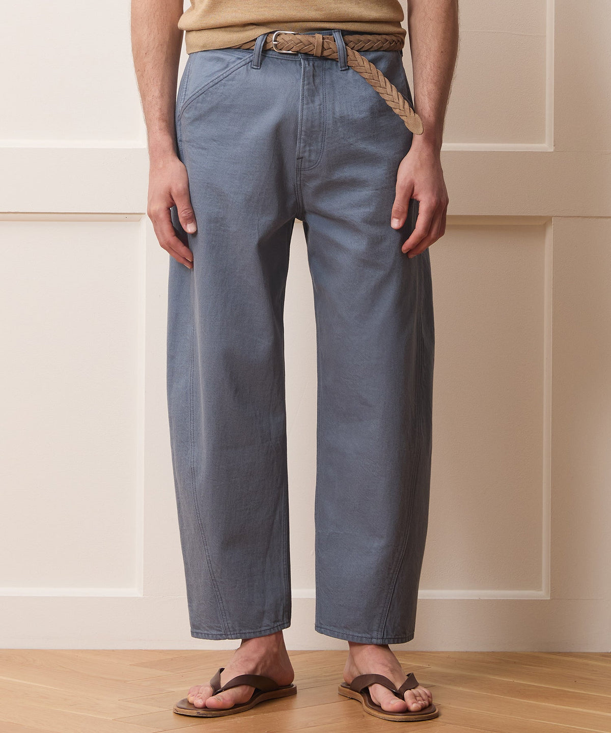 Todd Snyder Relaxed Barrel Jean - Blue Ridge