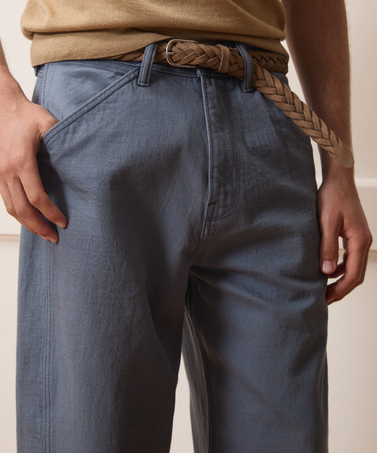 Todd Snyder Relaxed Barrel Jean - Blue Ridge