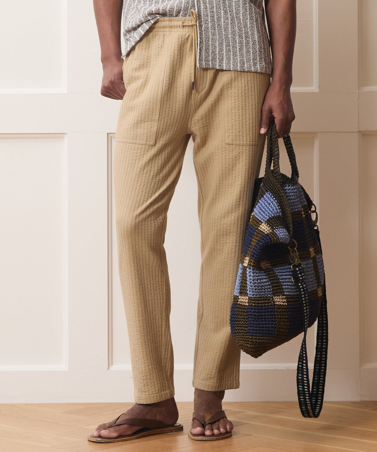 Todd Snyder Guanábana Double-Strap Fique Bag - Green