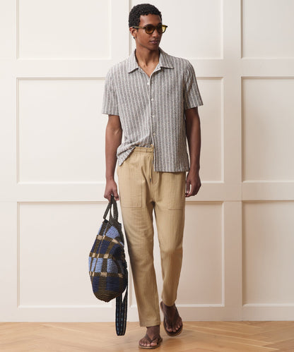 Todd Snyder Knit Seersucker Pant - Beach Walk