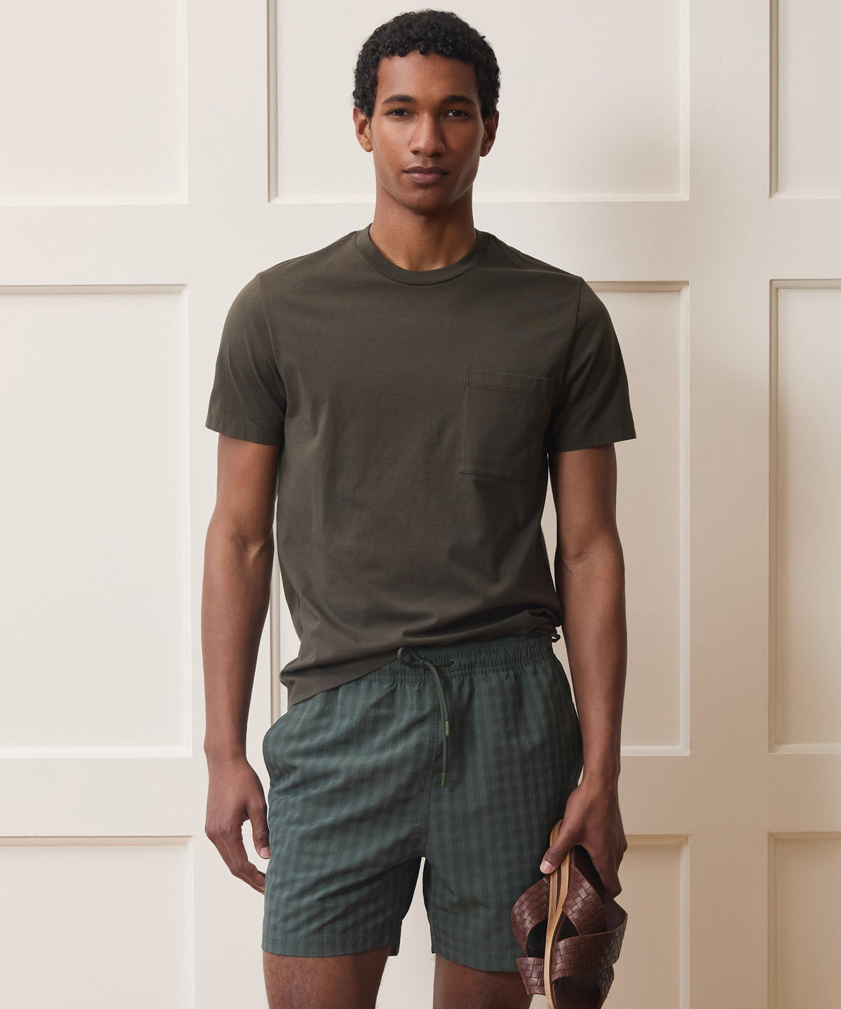 Todd Snyder Premium Jersey Tee - Snyder Olive