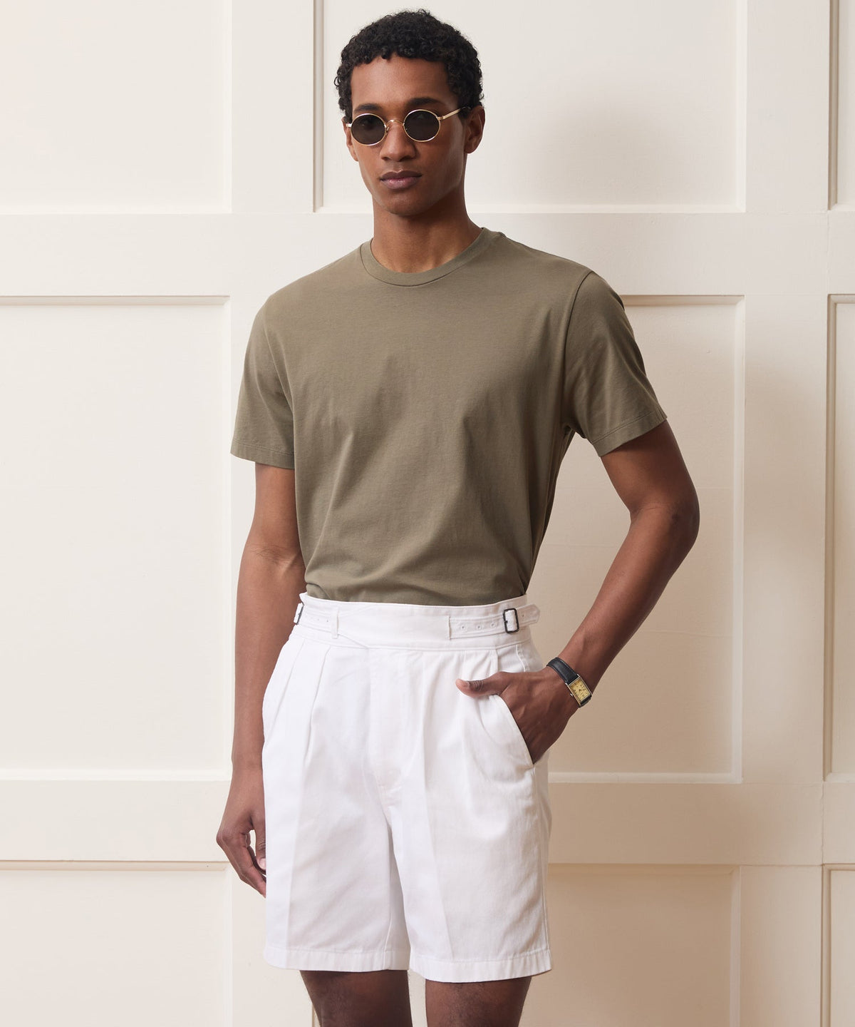 Todd Snyder Premium Jersey Tee - Fogstone
