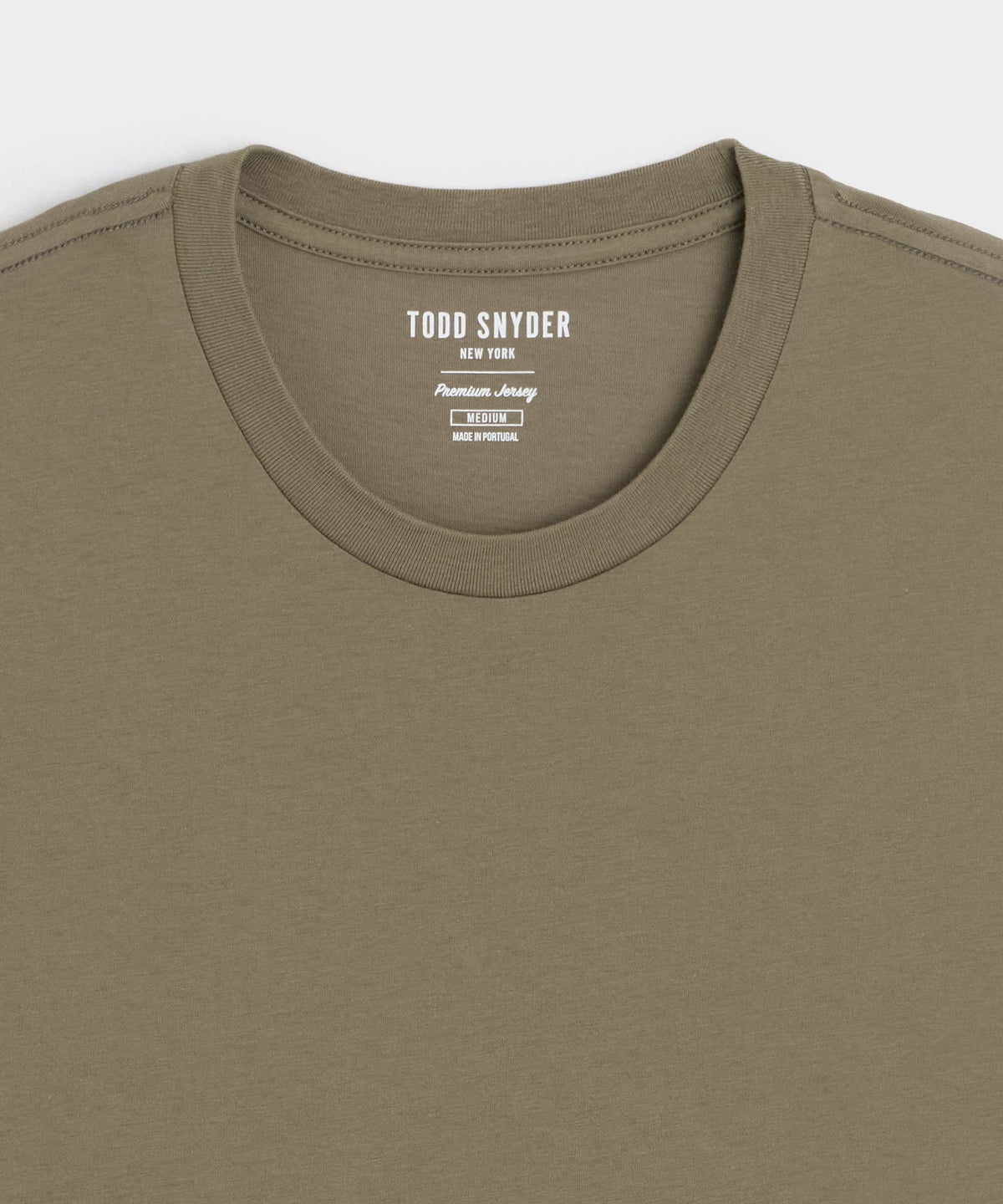 Todd Snyder Premium Jersey Tee - Fogstone