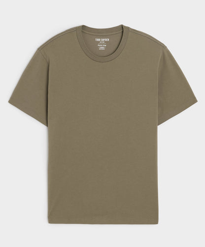 Todd Snyder Premium Jersey Tee - Fogstone