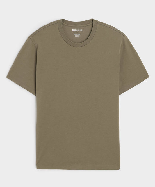 Todd Snyder Premium Jersey Tee - Fogstone