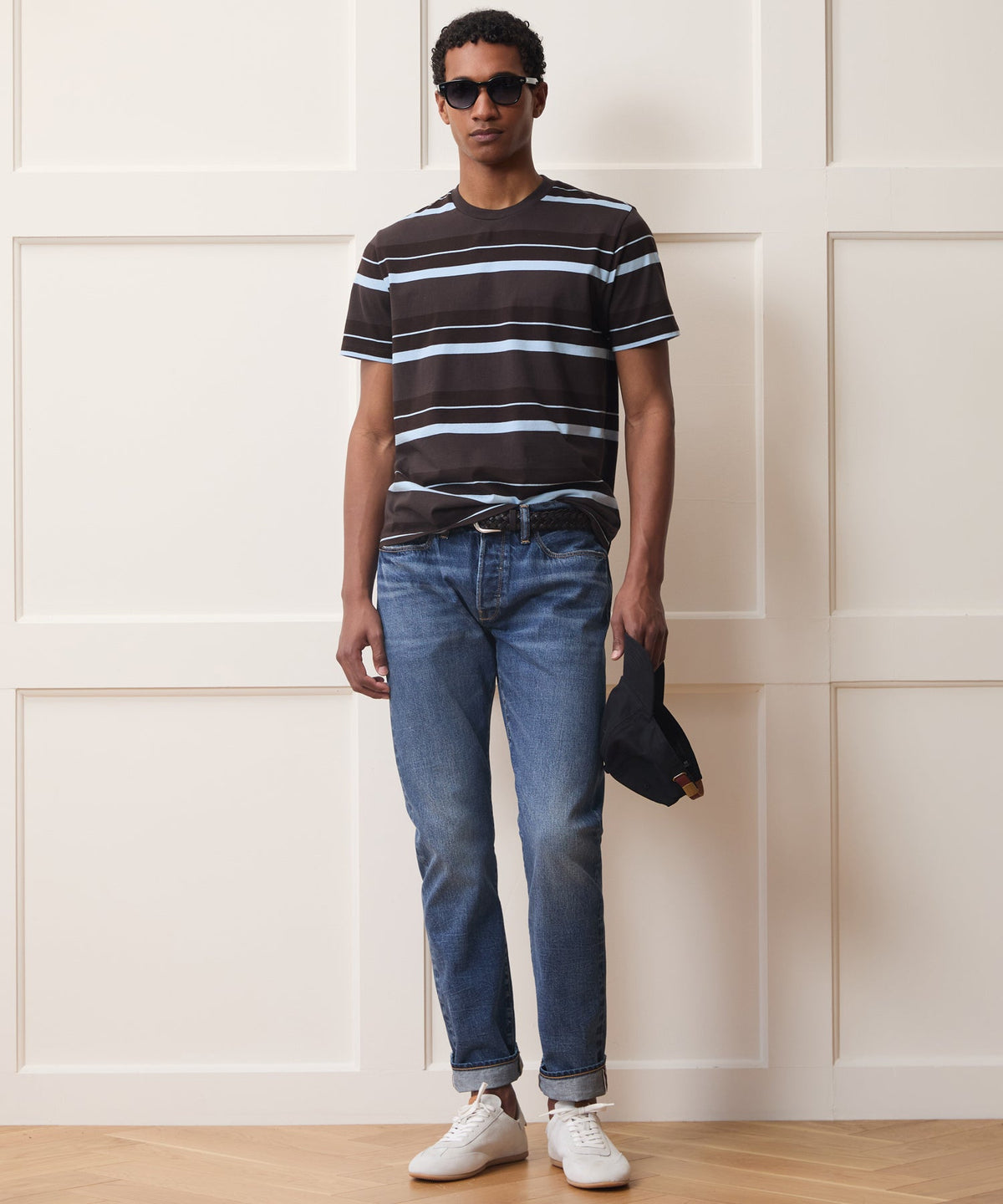Todd Snyder Premium Jersey Tee - Espresso Bean