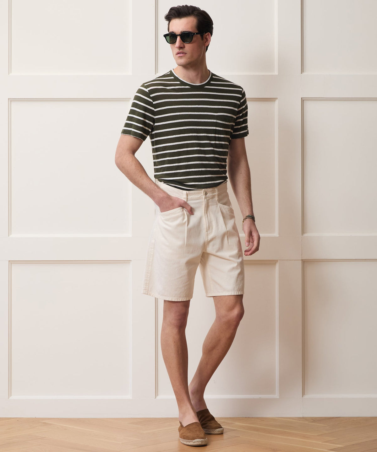 Todd Snyder Linen Pocket Tee - Earthbound