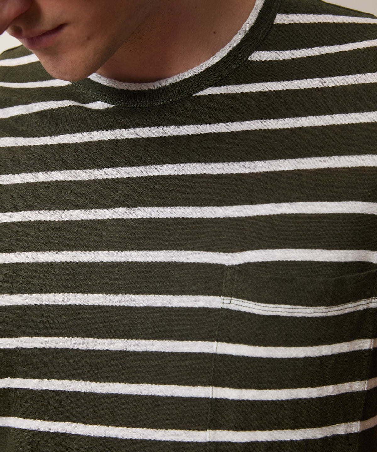 Todd Snyder Linen Pocket Tee - Earthbound