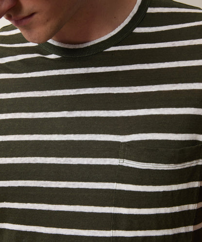 Todd Snyder Linen Pocket Tee - Earthbound