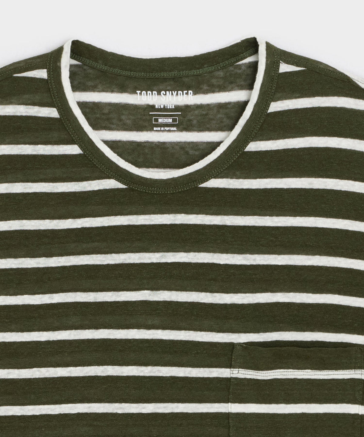 Todd Snyder Linen Pocket Tee - Earthbound