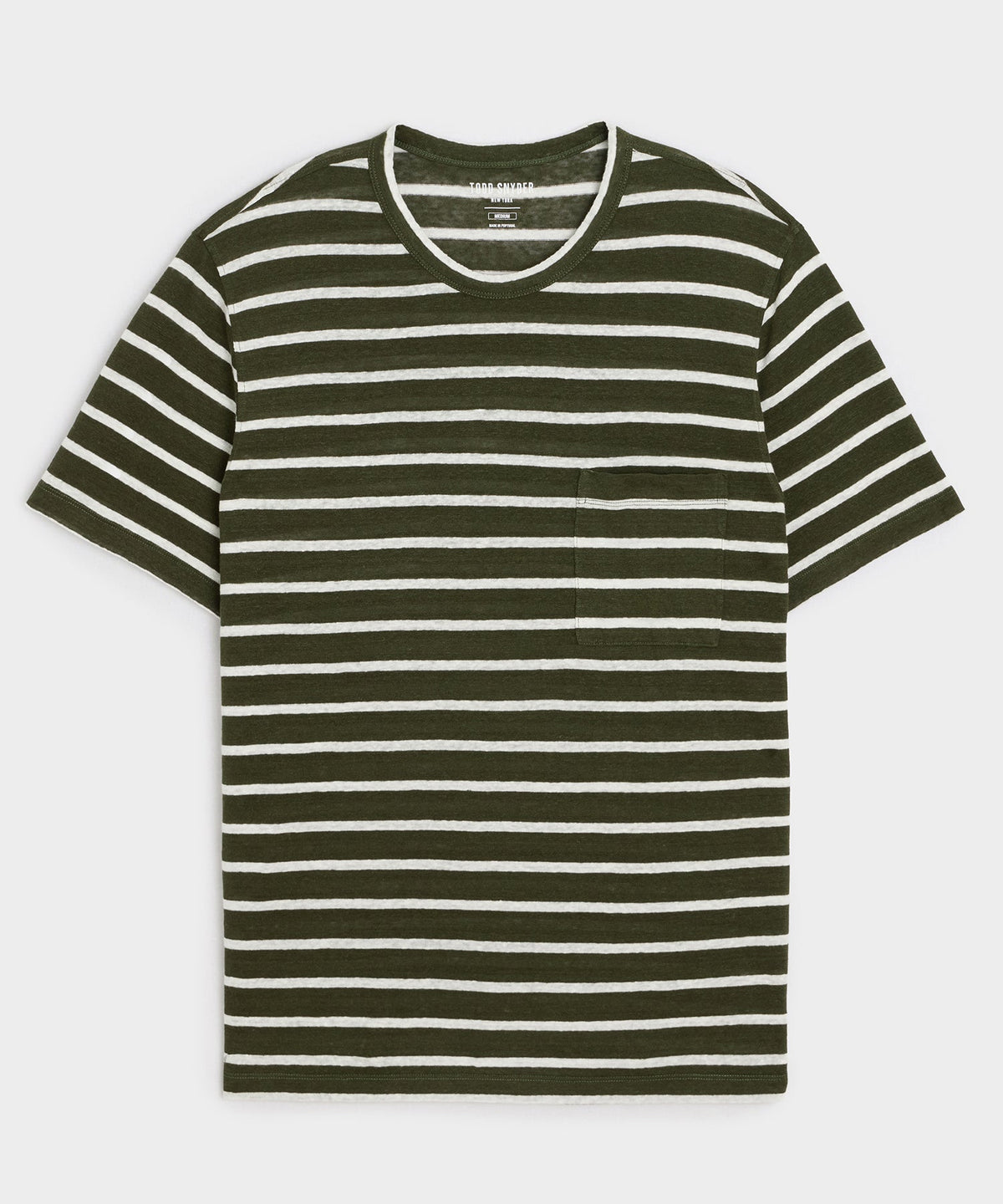 Todd Snyder Linen Pocket Tee - Earthbound