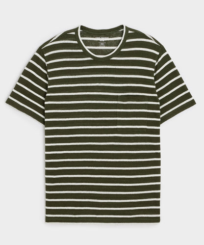 Todd Snyder Linen Pocket Tee - Earthbound