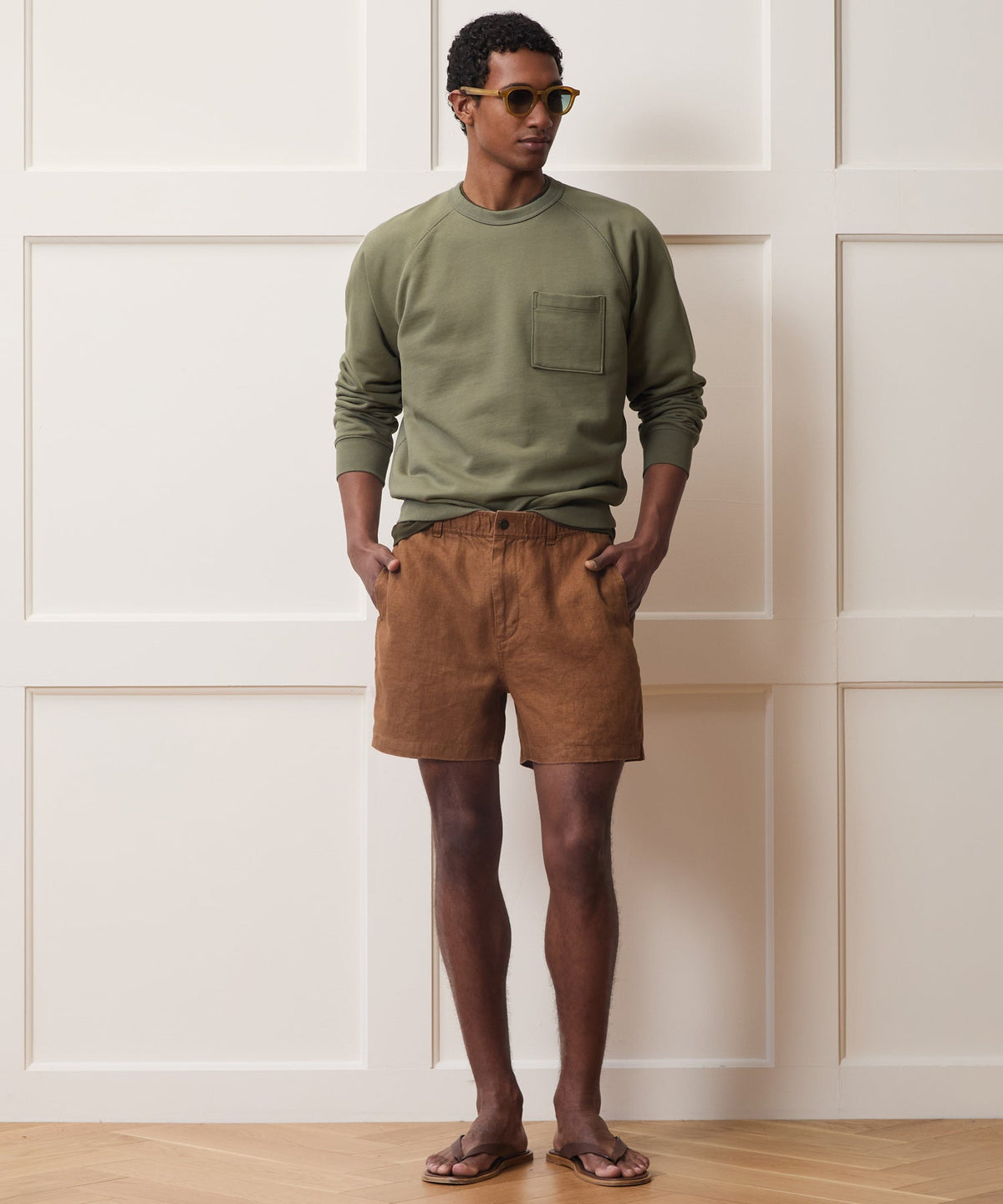 Todd Snyder Foundation Pocket Sweatshirt - Fogstone