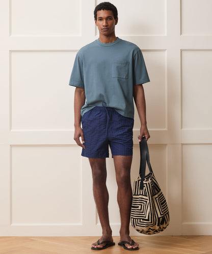 Todd Snyder Boxy Jersey Tee - Blue Ridge