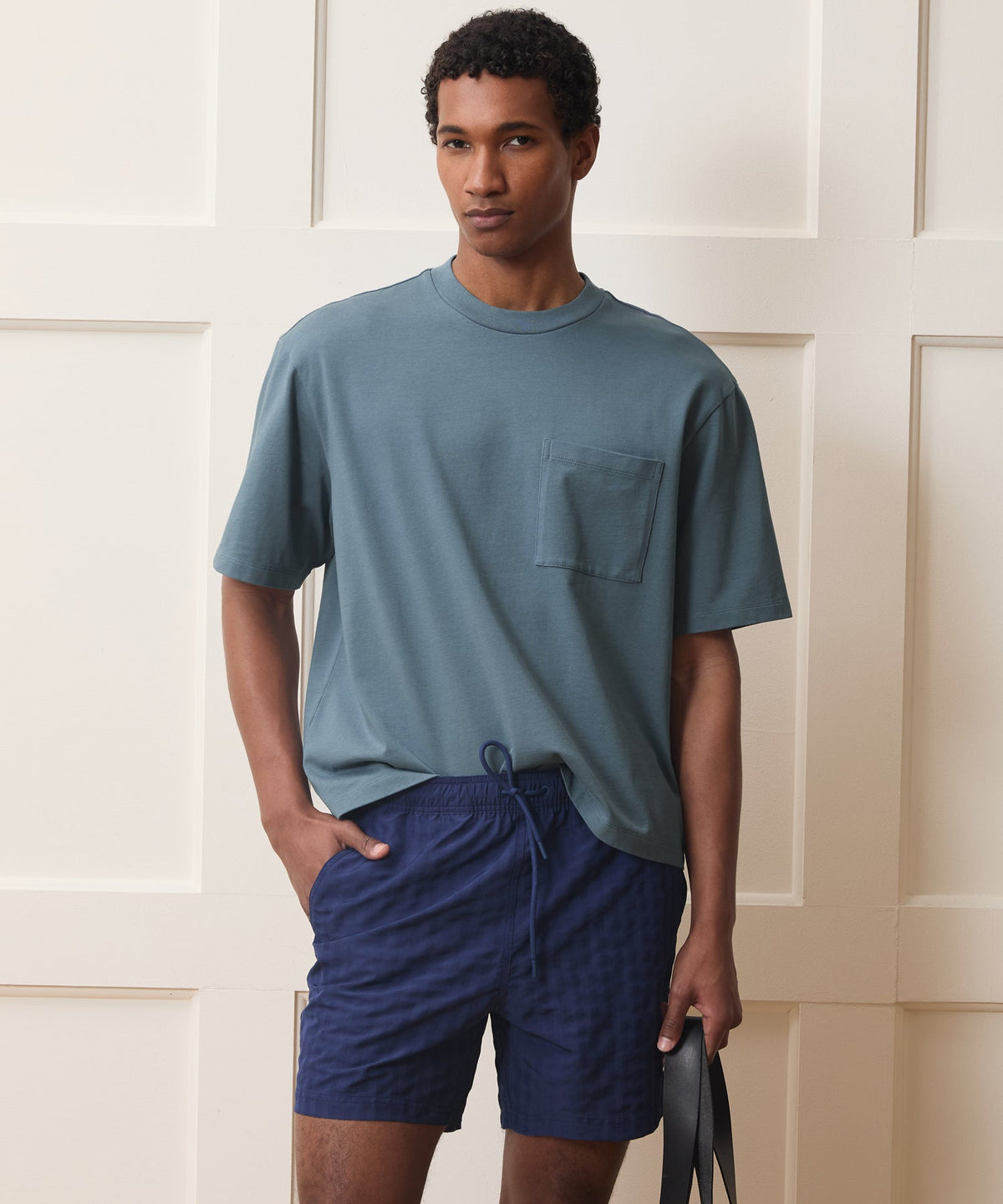 Todd Snyder Boxy Jersey Tee - Blue Ridge