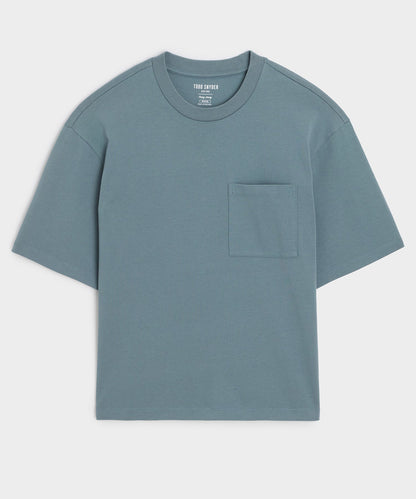Todd Snyder Boxy Jersey Tee - Blue Ridge