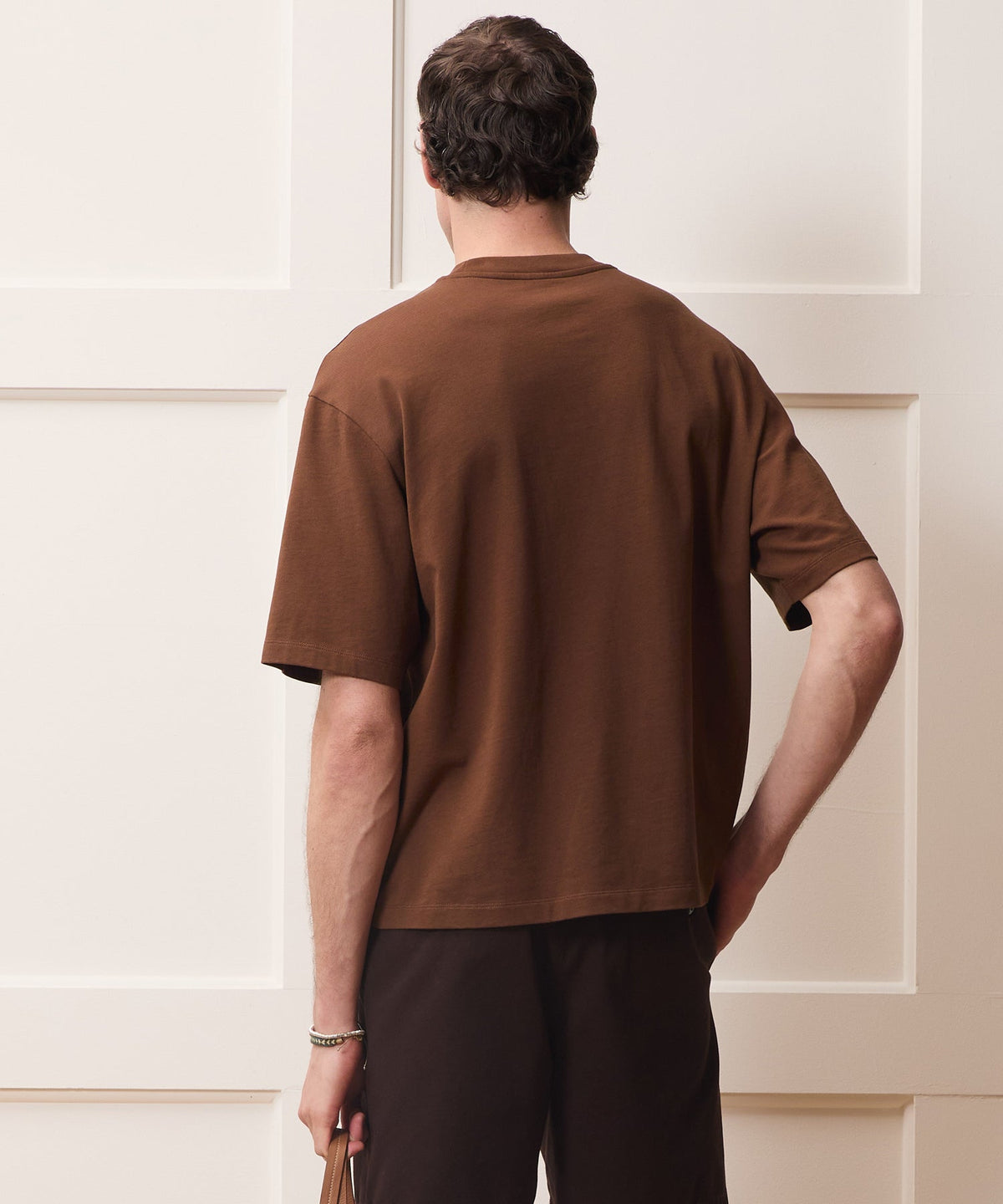 Todd Snyder Boxy Jersey Tee - Burnished Oak