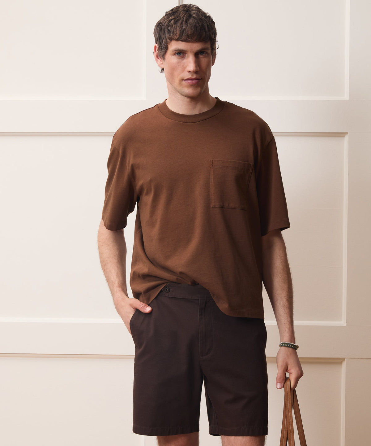 Todd Snyder Boxy Jersey Tee - Burnished Oak