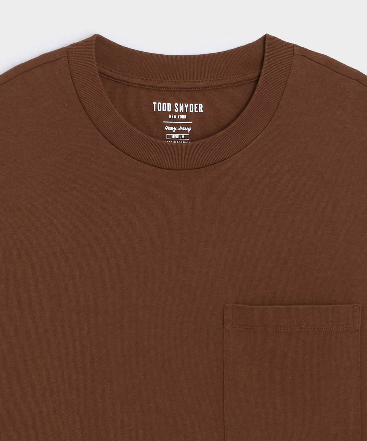 Todd Snyder Boxy Jersey Tee - Burnished Oak
