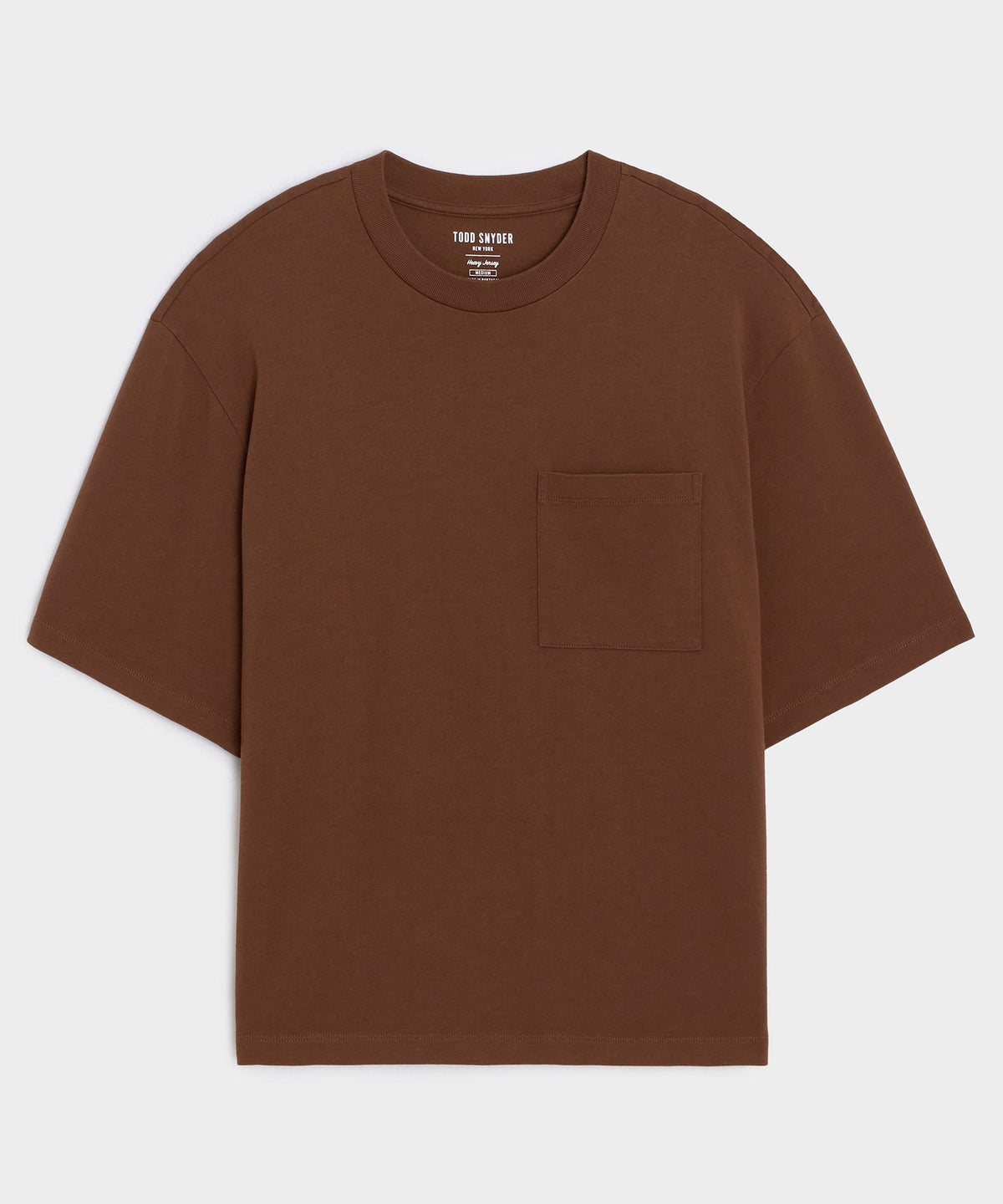 Todd Snyder Boxy Jersey Tee - Burnished Oak